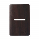 Placa p/ 1 Interruptor Horizontal 4x2 - Novara Tabaco